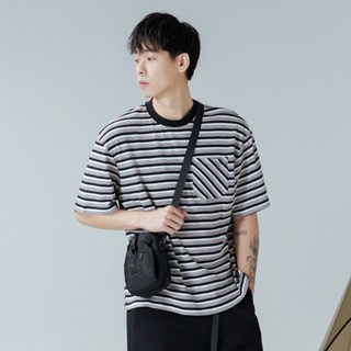 JERSCY [造型條紋圓領TEE] [1511001] t恤 短袖t恤 上衣 男生衣服