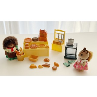 森林家族 麵包店 森林烘焙組 麵包🥖 廚師 娃娃屋 配件 家家酒
