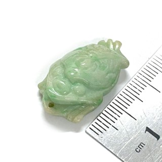 二手古董 翡翠三腳金蟾 小玉佩 可愛 配件 玉石 品種未知 吊墜 翡翠 翡翠雕刻
