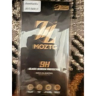 全新 MOZTG iPhone 16 plus/15 plus 滿版黑 電鍍 鋼化玻璃貼