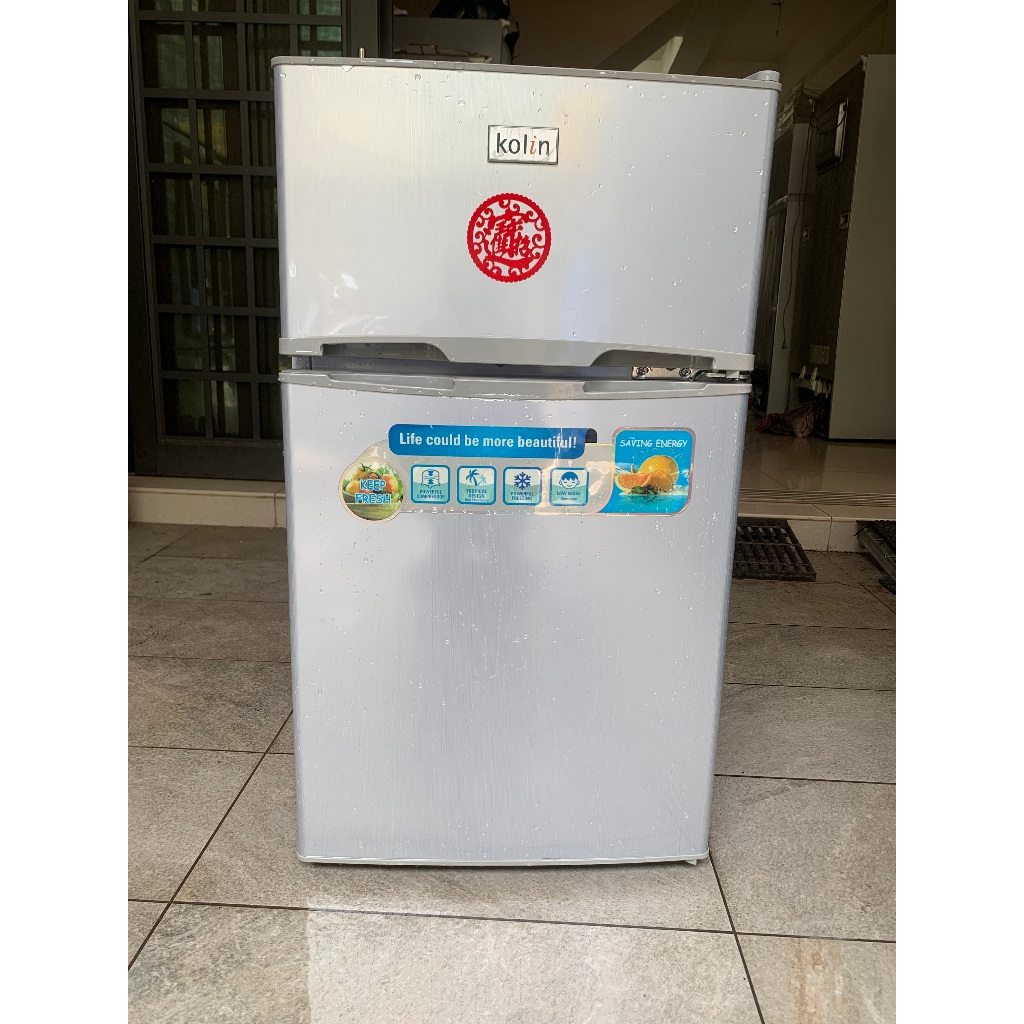 [中古] 歌林 90L 小雙門冰箱 家庭冰箱 " 需手動除霜" 台中大里二手冰箱 台中大里中古冰箱 修理冰箱 維修冰箱