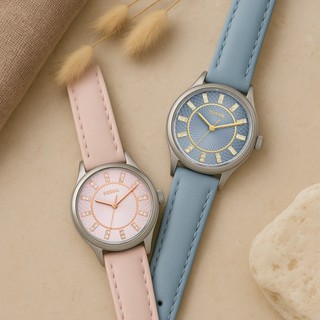 【WANgT】【FOSSIL】BQ3871 BQ3872 小巧錶盤 晶鑽時標 羅馬數字 皮革 石英錶