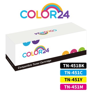 COLOR24 for Brother TN451 TN-451BK TN-451C TN451M TN-451Y碳粉匣