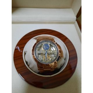Manlike 曼莉萊克 藍寶石單橋鏤空雕花機械腕錶