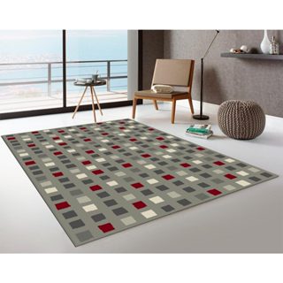 範登伯格 艾爾法-悠意比利時方格地毯 方格(140x200cm)