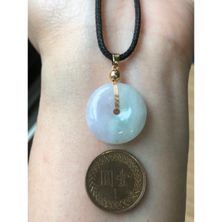 🌸小禾翡翠🌸 緬甸玉天然A貨翡翠玉墜 冰種 春彩 紫羅蘭 粉紫 果綠 平安扣