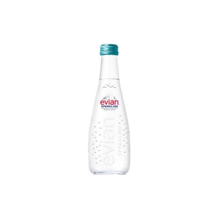 【evian 依雲】原廠總代理公司貨 氣泡礦泉水玻璃瓶-共2款《有點厲害日韓代購》氣泡水 玻璃瓶 高級氣泡水 瓶裝水