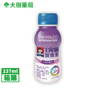 桂格 完膳100鉻含纖無糖配方 237mlx24入/箱 大樹