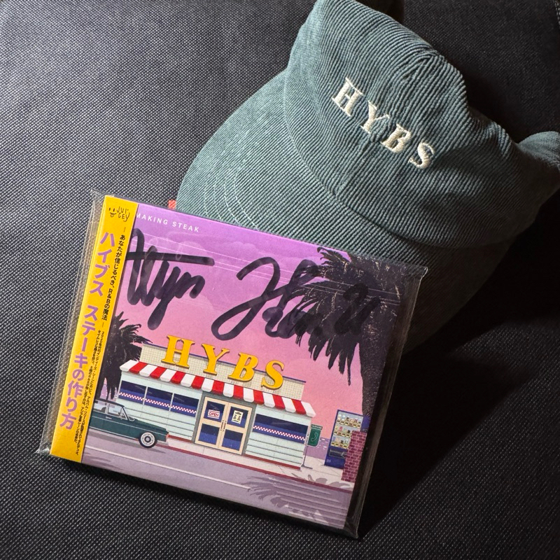 (USED/簽名) HYBS - MAKING STEAK 日本限量版 CD 專輯 二手