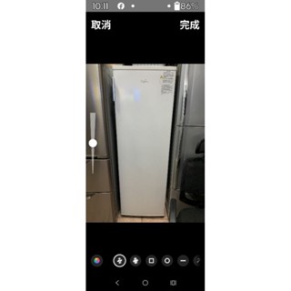 自動除霜~二手中古惠而浦193公升直立式冰櫃，冷凍櫃，全冷凍，無霜，型號WIF1193W，110v，保固3個月，大戶藥師