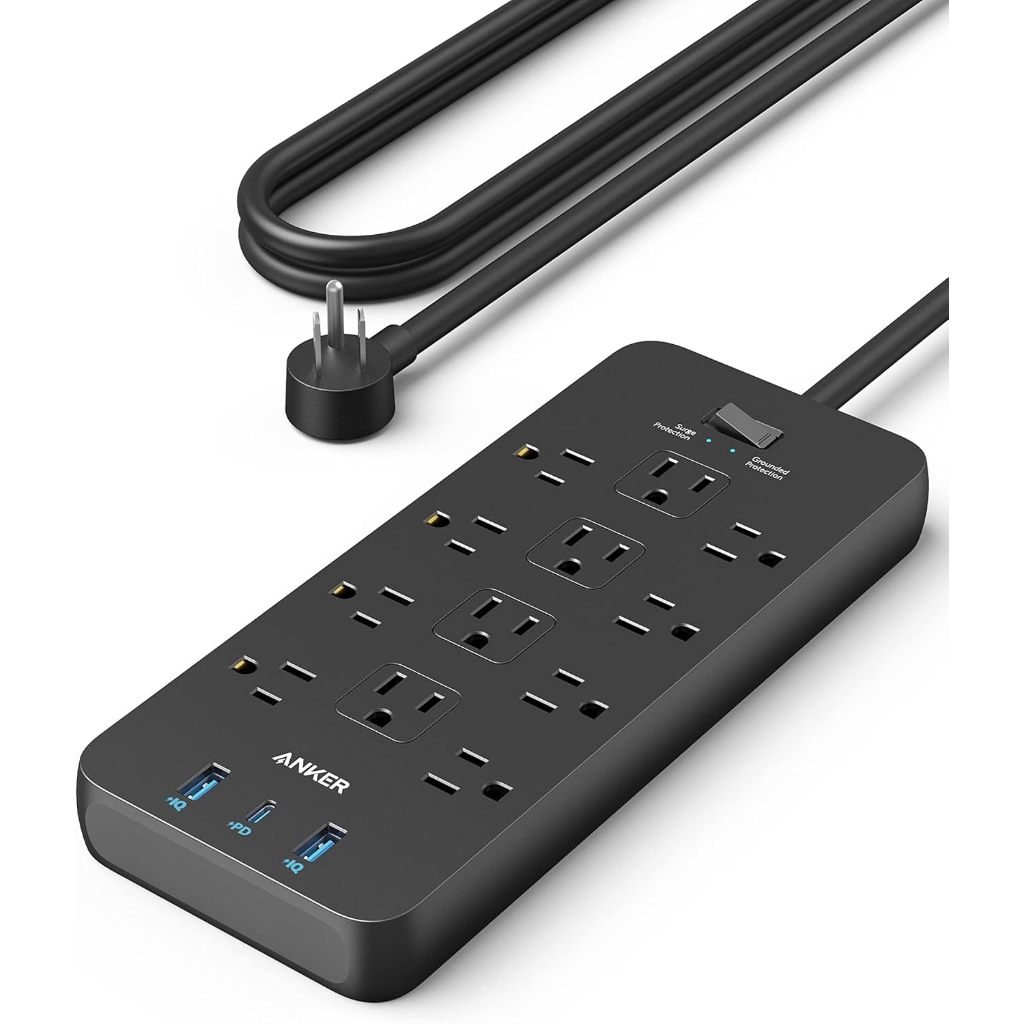 【竭力萊姆】全新 Anker 351 Power Strip 12  3USB 延長線 PowerIQ 快充