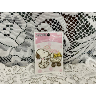 日本進口snoopy史努比推車車2 way刺繡燙布貼
