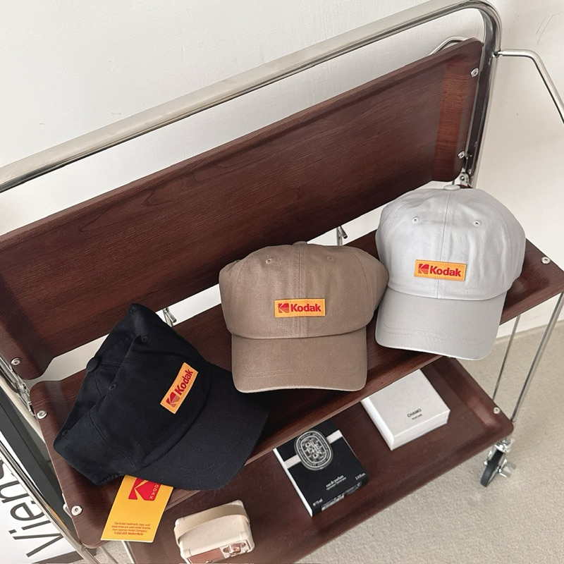 【FJstore】KODAK 柯達 黃標 長型logo款 老帽 棒球帽 帽子