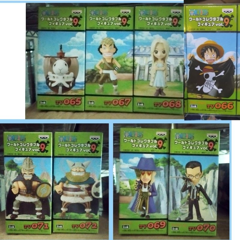 單賣 柴寶趣 WCF VOL.9 TVCF9 魯夫 海賊旗 克洛 巨人 騙人布 梅莉號 日版 金證 海賊王 航海王 景品