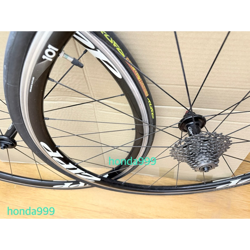Zipp 101 輪組（10速棘輪座） 二手 不含飛輪 不含快拆 8800