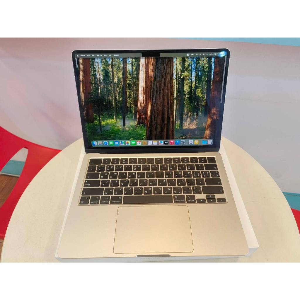 【艾爾巴二手】MacBook Air 2022 M2/16G/512G 13吋 星光色#二手筆電#漢口店 9956F