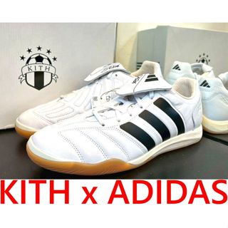 BLACK全新Kith x adidas Football Predator 2002 IC真皮足球鞋