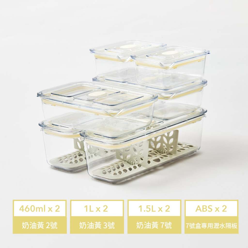 【美國Prepara】Latchlok Click系列-冰箱收納小資6件組-共3色《屋外生活》
