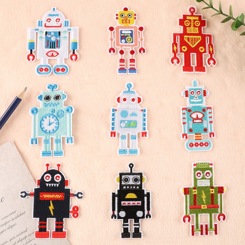 熨燙款 機器人 燙貼布 燙貼 燙印 補丁貼 電繡貼 平燙 韓式貼布