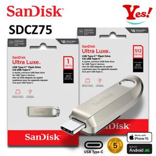 【SanDisk】新Ultra Luxe Type-C OTG SDCZ75 512G/GB 1T/TB USB隨身碟