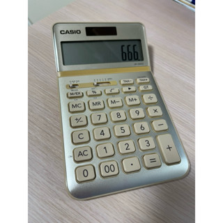 卡西歐 Casio香檳金色計算機