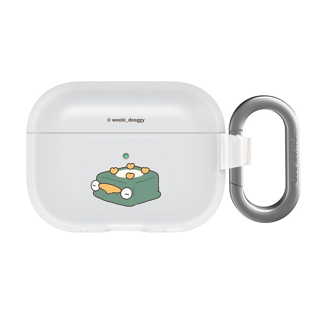 【TOYSELECT】嗚比的朋友綠豆糕強悍防摔AirPods保護套