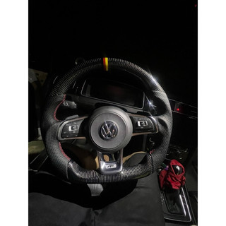 Golf 7 7.5 GTI R R line 正碳纖維 變形蟲方向盤
