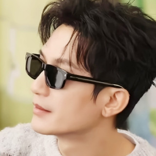 PRADA SPR B11-F 普拉達太陽眼鏡｜陳楚生同款時尚復古方形窄框板材墨鏡 男生品牌眼鏡框【幸子眼鏡】
