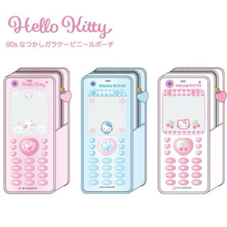 HelloKitty復古手機造型娃包 痛包 3款 收納包 筆袋 大容量 化妝包 多功能防水 三麗鷗 現貨 預購 可愛禮物