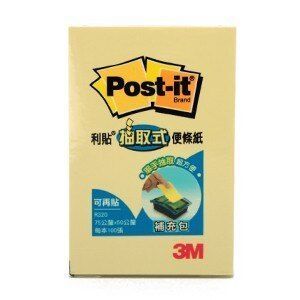 [德攀百貨]3MPost-it利貼可再貼抽取式便條紙R320