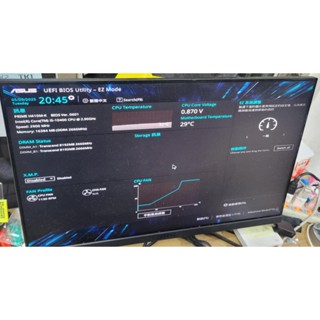 華碩主機板H410M-K 桌上型電腦 i5-10400 /16G/ Gtx1650 /無硬碟 7350元