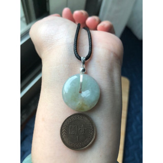 🌸小禾翡翠🌸 緬甸玉天然A貨翡翠玉墜 冰種 淡綠 黃翡 平安扣