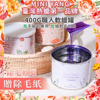 【買三送一】熱蠟除毛 400g職人軟蠟罐【軟蠟-細軟毛用】熱蠟 蜜蠟 蜜蠟除毛 除毛 脫毛 MINI YANG