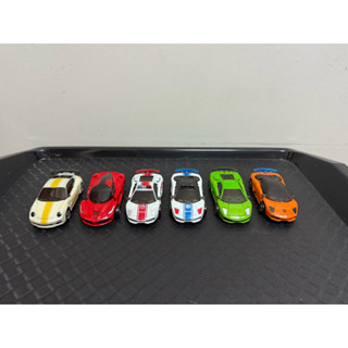 🚗_二手 變形車 警車 藍寶堅尼 保時捷 模型車 （一組6臺 整組出售）