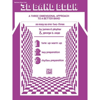 <ALFRED>3D Band Book - Baritone (B.C.) Book/ 00-EL02868
