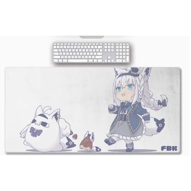 白上吹雪滑鼠墊 白上吹雪 白上吹雪周邊 FBK 白上フブキ HOLOLIVE HOLOLIVE周邊