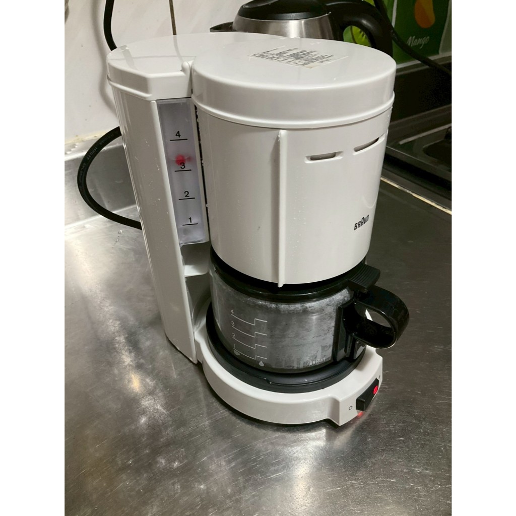 ** 白河戀蓮 ** 德國百靈 BRAUN 美式咖啡壺 / 咖啡機 4人份  附 : 原廠濾網---- 庫 N-02