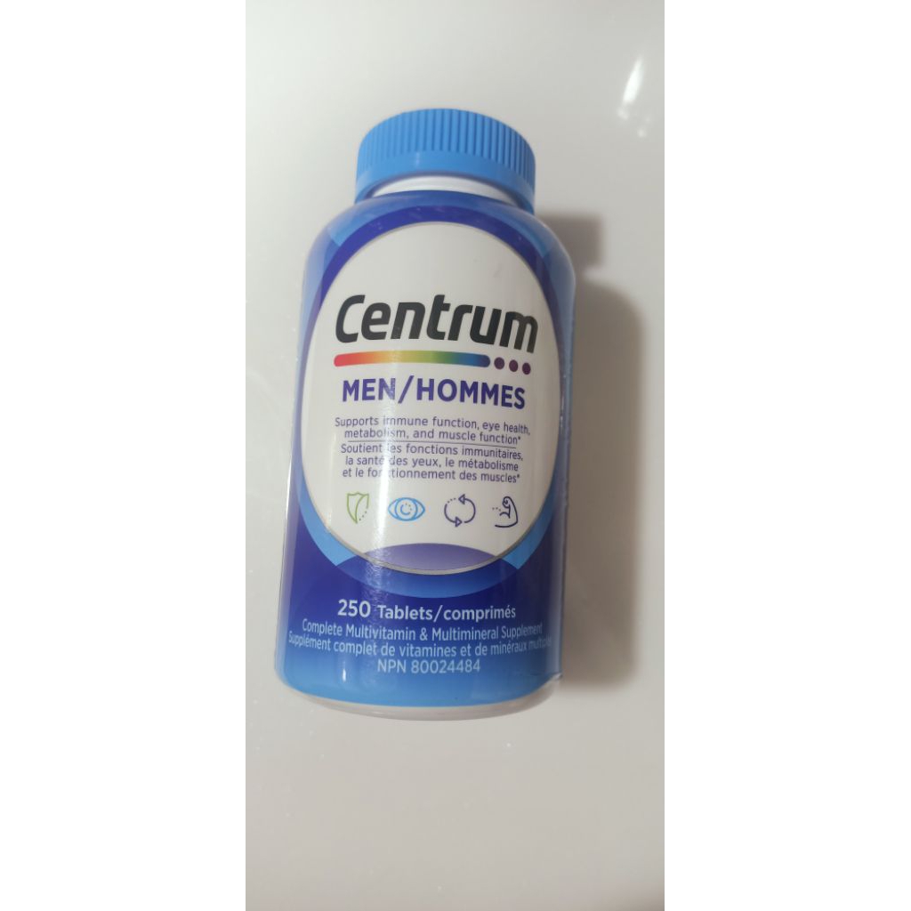 正品！加拿大~善存centrum男綜合維他命250顆