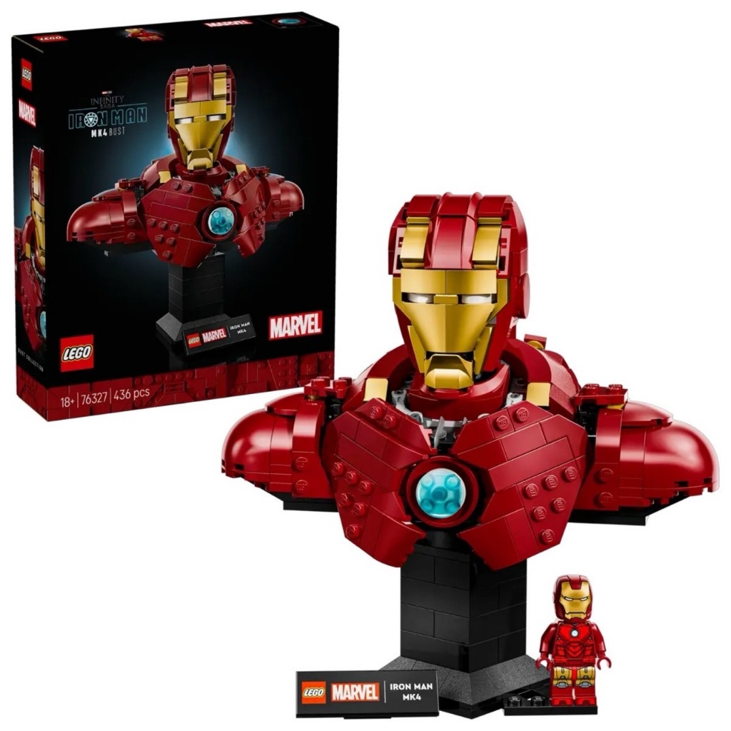 LEGO 76327 鋼鐵人 MK4 半身像 樂高® Super Heroes系列 【必買站】樂高盒組