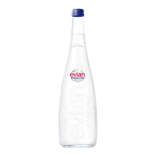 evian 依雲 氣泡礦泉水750ml (玻璃瓶)