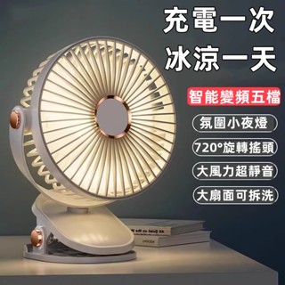 【首單特價⚡】桌面擺頭風扇 自動搖頭風扇 桌上型風扇 宿捨靜音大風力風扇 超涼外出桌扇 嬰兒車夾式電風扇 小米夾式電風扇
