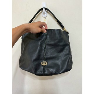 「 二手包 」 BRAUN BUFFEL 真皮手提肩背包（黑）295