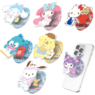 韓國代購 三麗鷗 sanrio 凱蒂貓 美樂蒂 酷洛米 玉桂狗 布丁狗 帕恰狗 通用 伸縮站立支架 磁吸手機支架 附磁片