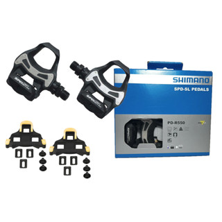 SHIMANO PD-R550 公路車 SPD-SL 踏板 黑色 內附SH11扣片