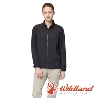 【wildland 荒野】女20D輕量快乾立領外套『黑水塘』0B31917