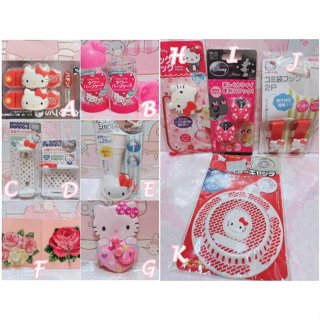 ♥小玫瑰日本精品♥ 現貨Hello Kitty玫瑰 食物密封條 面紙盒架 菜瓜布架 水龍頭延伸器 掛勾 排水孔過濾網~8