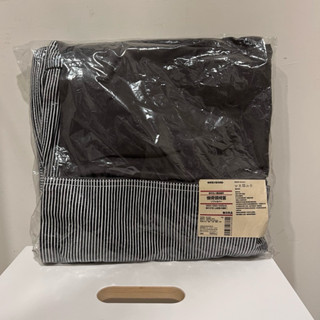 無印良品 懶骨頭椅套 絕版色 棉牛仔布（山胡桃木條紋） MUJI