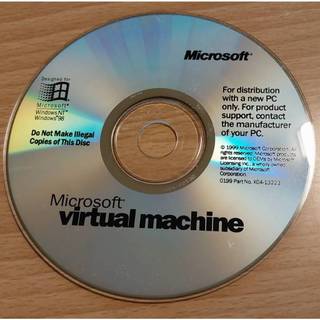 古董-Microsoft virtual machine Windows 98 CD