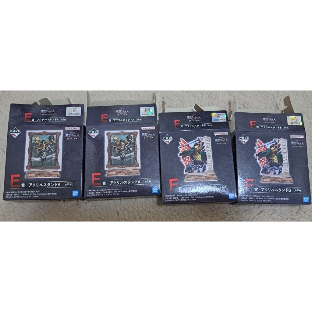 進擊的巨人 一番賞 牆外的世界 E賞 F賞小立牌 進擊的巨人女巨人 壓克力牌 小立牌 相片 擺飾