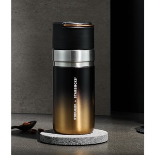 現貨 韓國星巴克 STANLEY 史丹利 Gradation 黑金漸層 黑色 保溫杯 保溫瓶 咖啡杯 500ml